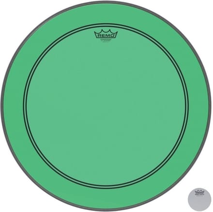 Remo Powerstroke 3 Colortone 22" Grün - Bass drumvel