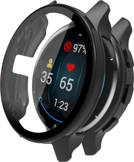 Watch case screenprotector - hoesje - geschikt voor Garmin Venu 2 - zwart