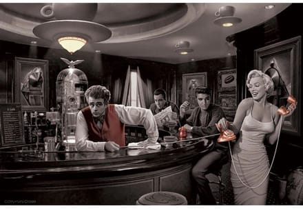 Marilyn Monroe poster - Java Dreams - Elvis Presley - James Dean - 61 x 91.5 cm - multi - wanddecoratie