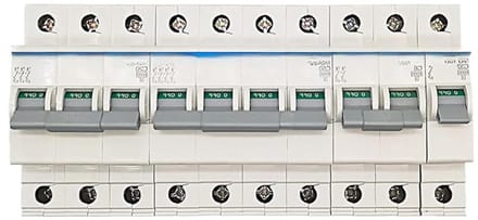 Stroomonderbreker - Miniatuur schakelaar - Elektrische beveiliging - Compact ontwerp - 10A 16A - Grijs