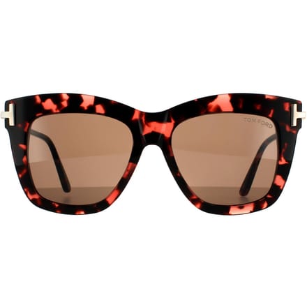 Tom Ford zonnebril Dasha FT0822 56E Pink Havana Brown