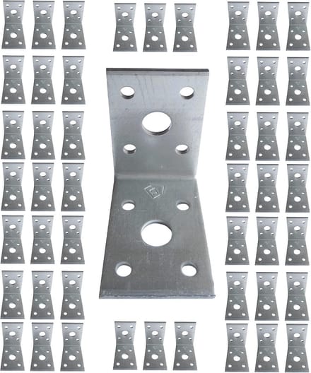 Set van 50 Heavy Duty Hoekbeugels voor Sterke Versteviging