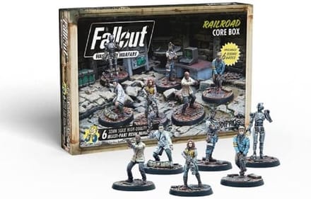 Fallout: Wasteland Warfare - Railroad: Core Box - Uitbreiding - Modiphius Entertainment - Ongeschilderd