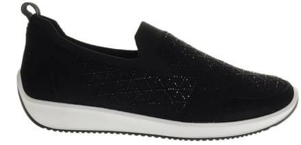 Ara Zwart Mocassin Diamant maat 36