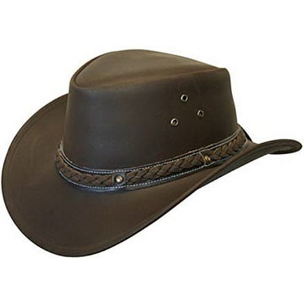 Cowboy Outback echte lederen Aussie Bush-hoed