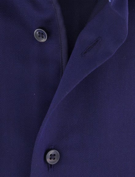 Eterna overhemd donkerblauw comfort fit strijkvrij