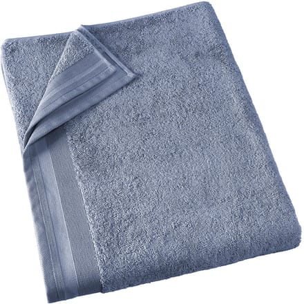 De Witte Lietaer Badlaken Contessa, Stone Blue - 100 x 150 cm - Katoen
