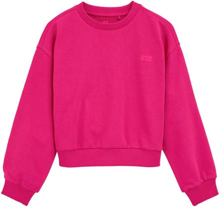 WE Fashion Meisjes oversized sweater met print