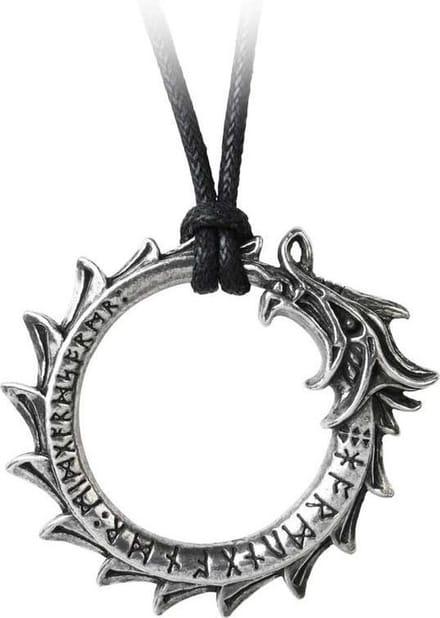 Alchemy - JORMUNGAND SERPENT Ketting - Zilverkleurig