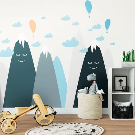 Kinderstickers van Scandinavische bergen, Juliska, 40 x 60 cm