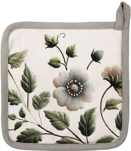 Clayre & Eef Pannenlap 20x20 cm Beige Katoen