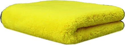 D CON MAX PROFESSIONAL MICROFIBER TOWEL YELLOW GREY 40 X 40 CM