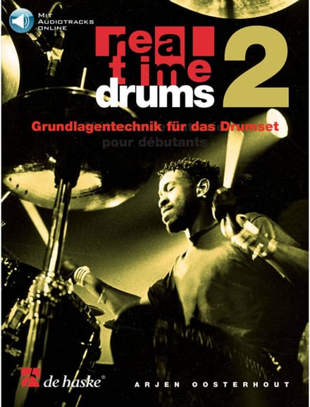 De Haske Real Time Drums 2 - Lesboek voor drums