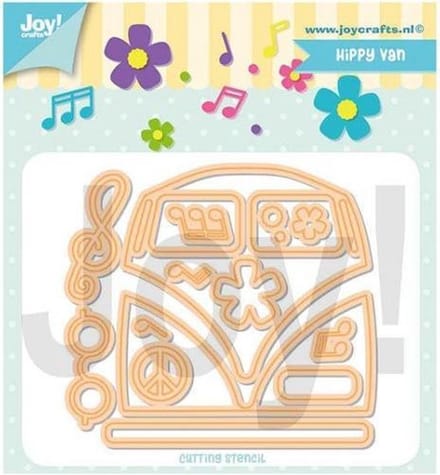 Joy!Crafts • Snijstencil Jocelijne Hippie bus