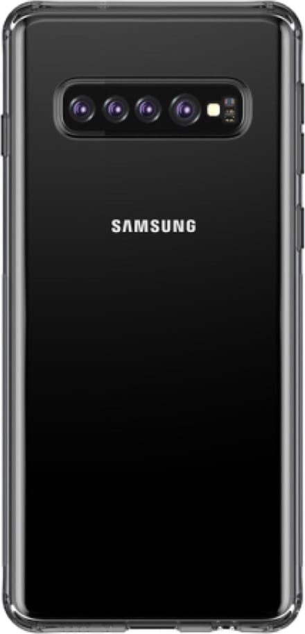 Silicone back cover Geschikt voor Samsung Galaxy S10/Transparant hoesje