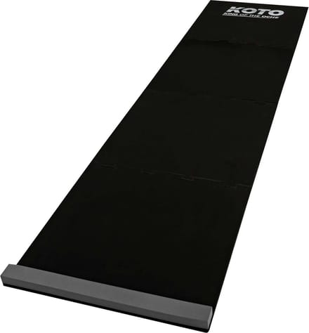 KOTO - Puzzle Dartmat - Grijs + Oche 237 x 60 cm - Score Indicator - Antislip