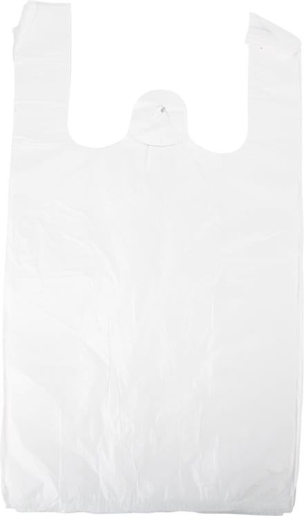 Take Dis Hemdtas HDPE 30/20 x 60 cm, wit - Pak 200 stuks, plastic tas