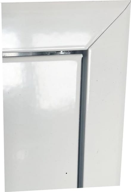 Inspectiedeur Z-profiel Muur Wit 600x1000mm Vierkant