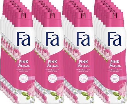 FA Pink Passion Deodorant Spray 150ml - Voordeelverpakking 24 stuks
