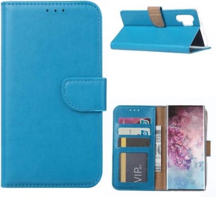 FONU Boekmodel Hoesje Samsung Galaxy Note 10 - Turquoise