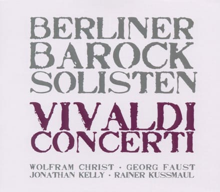 Berliner Barock Solisten - Vivaldi: Concerti (CD)