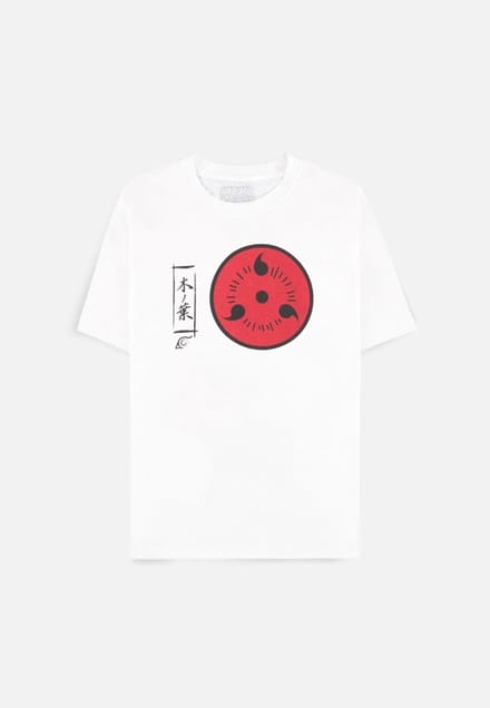 Naruto - Sasuke Symbol Dames T-shirt - M - Wit