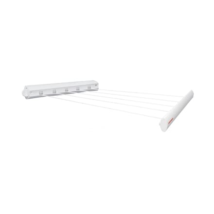 Leifheit wanddroogrek Rollfix 210 longline - 21 m drooglengte - ophangbaar - wit