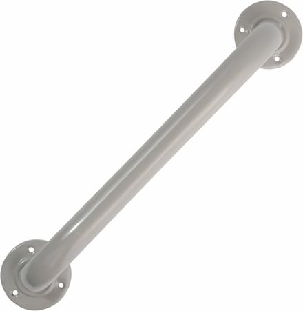 MSV Badkamer/douche wand/muur handgreep - rvs metaal - beige - 30 cm - Extra houvast beugel