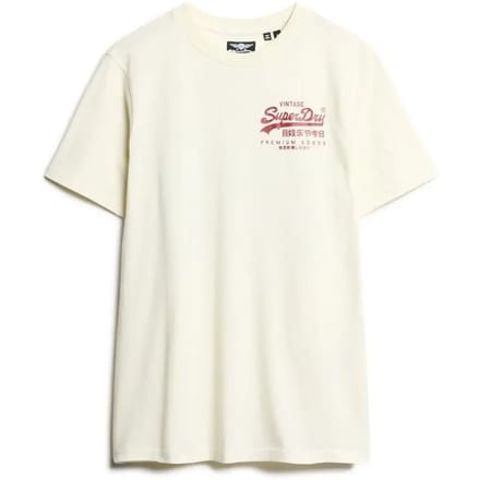 Superdry Tokyo T-shirt met Print Wit Grootte: S