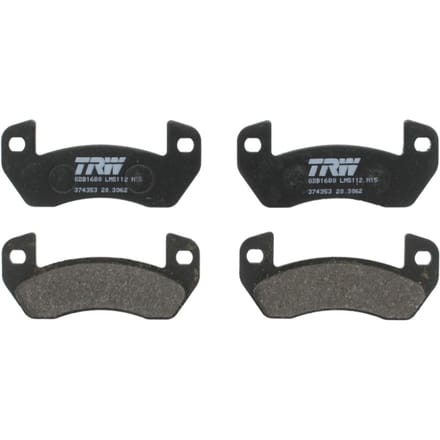 Remblokset TRW GDB1680, achter