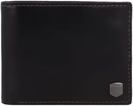 FOSSIL Portemonnee Hayes Coin Pocket Bifold Wallet Black Zwart