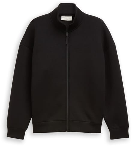 Tom Tailor Denim - Relaxed scuba sweatshirt - Maat XL - Black