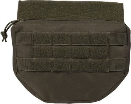 Mil-Tec Drop down pouch voor plate carrier vesten, legergroen