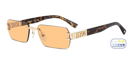 Dsquared2 D2 0189/S Rose gold 57/18/145 MAN Zonnebrillen