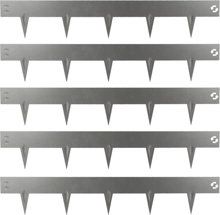 Talen Tools - Borderrand - Kantopsluiting - Gegalvaniseerd - Koppelbaar - 100 x 7,5 cm - 5 stuks