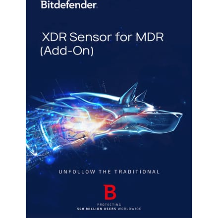 Bitdefender XDR Sensor for MDR (Add-On) Productivity Apps 1 Jaar 50 - 99 Gebruiker(s)