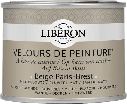 Liberon Velours De Peinture Muurverf - Mat - Beige Paris-brest - 0,125l