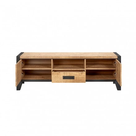 TV-Meubel Tilburg - MDF - Bruin - 152x50x45 cm (BxHxD)