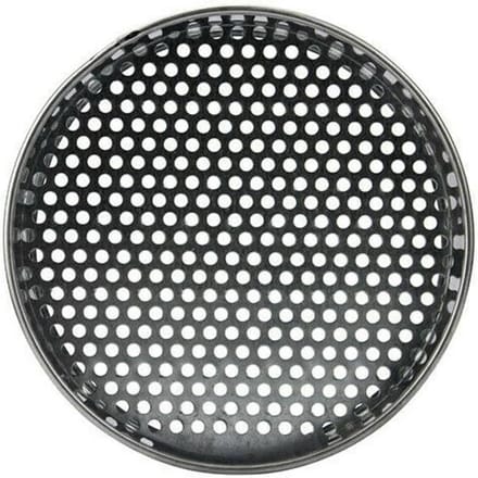 Grondzeef Tuin - Bodemzeef Compost - Aarde Ziften - Gepoedercoat Staal - 20 cm Diameter - Zilver