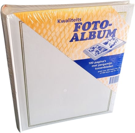 Kwaliteits Fotoalbum 100 pagina's Wit