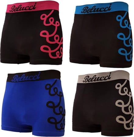 Belucci Microfiber Boxershorts 4 Pack Maat M/L