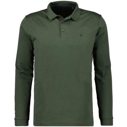 Ragman Polo Soft Knit Modern Fit Easy Care Thyme / male