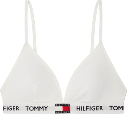 Tommy Hilfiger dames Tommy 85 triangel BH - katoen gevoerd - wit