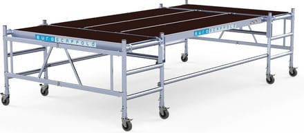 Stukadoors werkplatform laag 190x400 3m werkhoogte