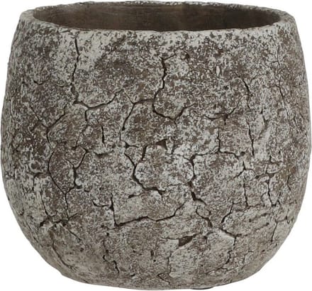 MICA DECORATIONS THOMAS BLOEMPOT - H11,5 X Ø13,5 CM - OFF WHITE