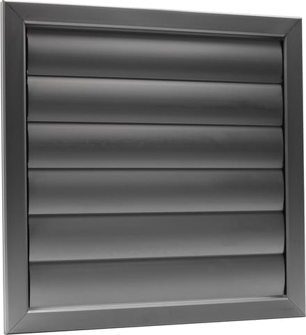 ALU lamellenrooster 355x355mm F1 aluminium