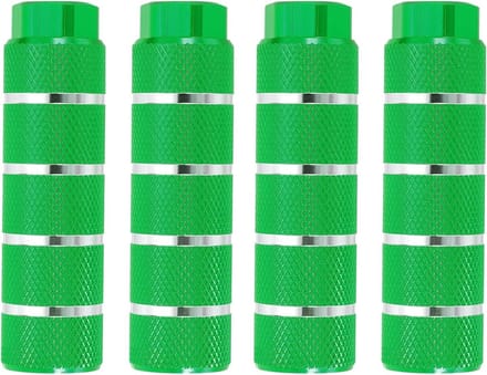 Fiets Steunen - Voetsteunen - Extra Ondersteuning - Aluminiumlegering - 4 Stuks - Groen