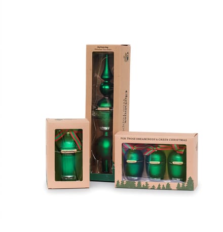 Green Egg Christmas tree giftbox Big | Groen