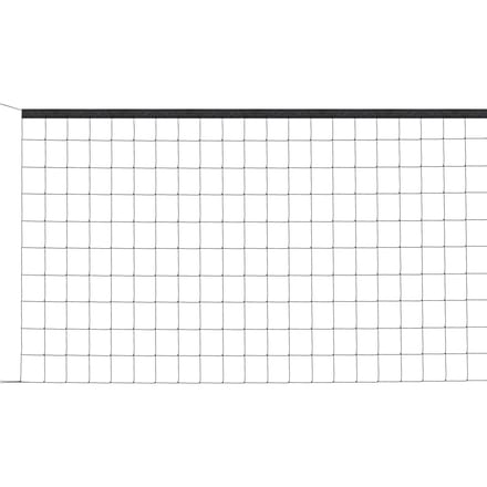 Get & Go Volleybalnet - 9.5 x 1 m - Zwart - Inclusief Ophangkoorden