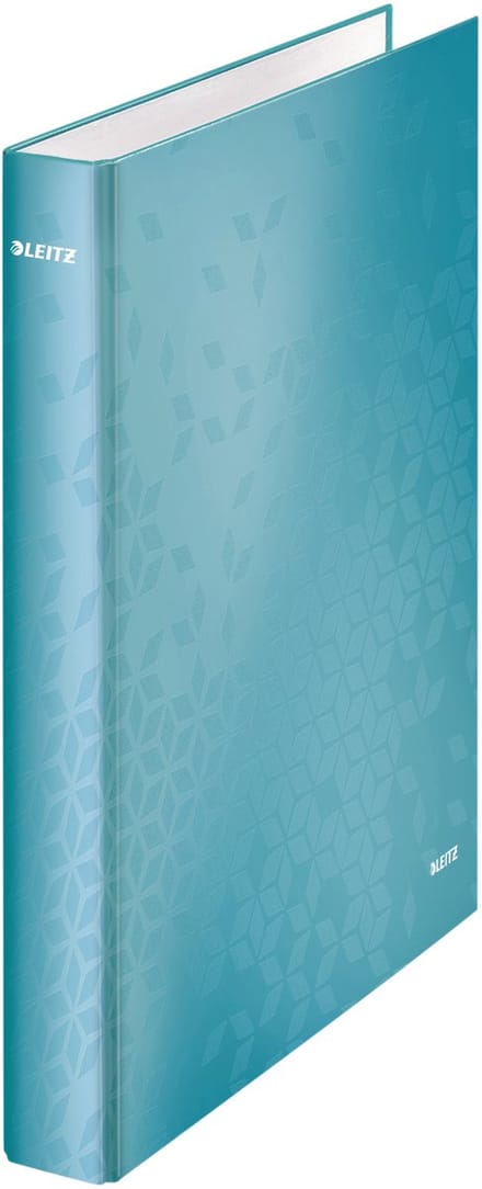 Leitz WOW ringmap 2 ringen, ijsblauw 10 stuks